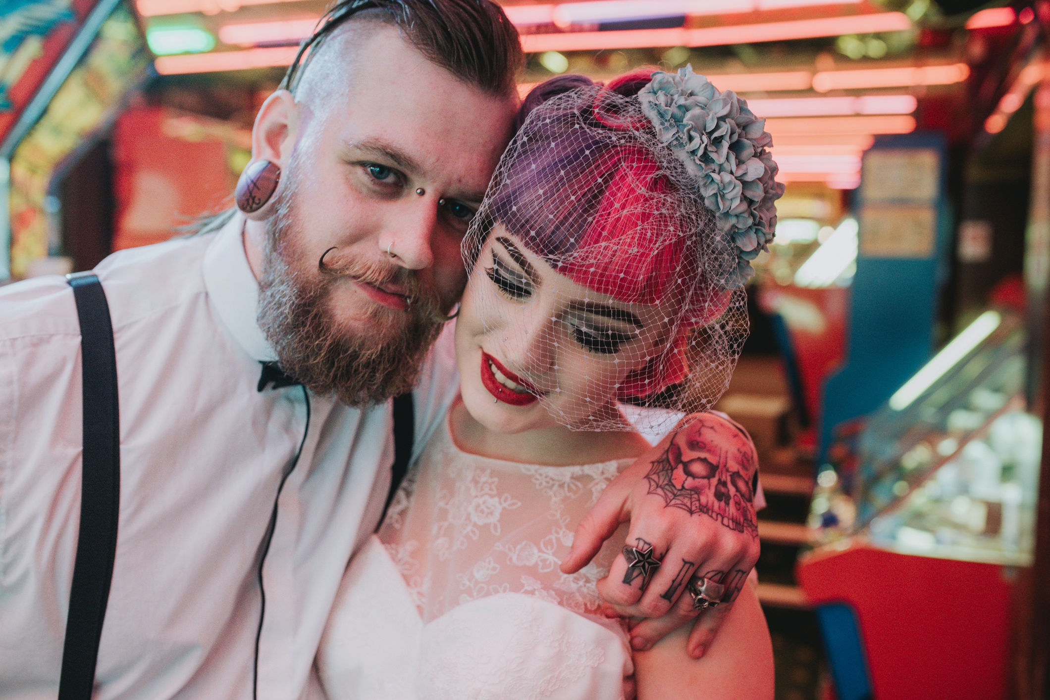 quirky wedding photography Derbyshire