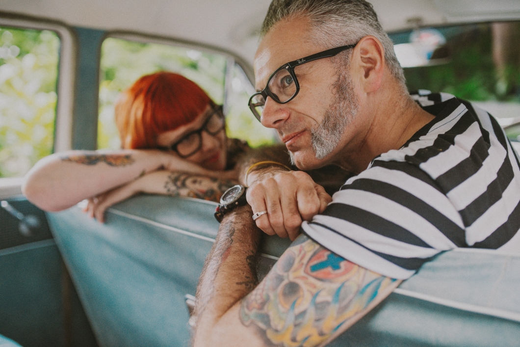 Rockabilly wedding photography