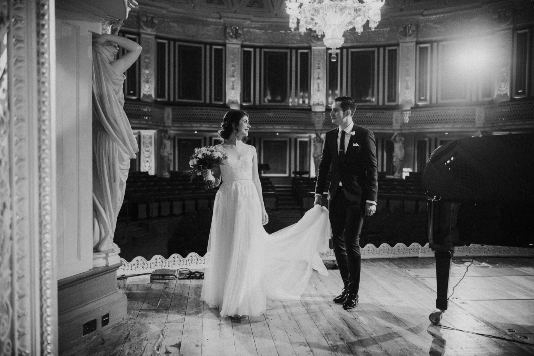 st georges hall concert room wedding photography becky ryan photography